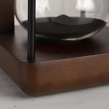 Tretimeglass 30 Minutter – Dekorativt i Massivt Tre | Perfekt for Kontor og Hjem