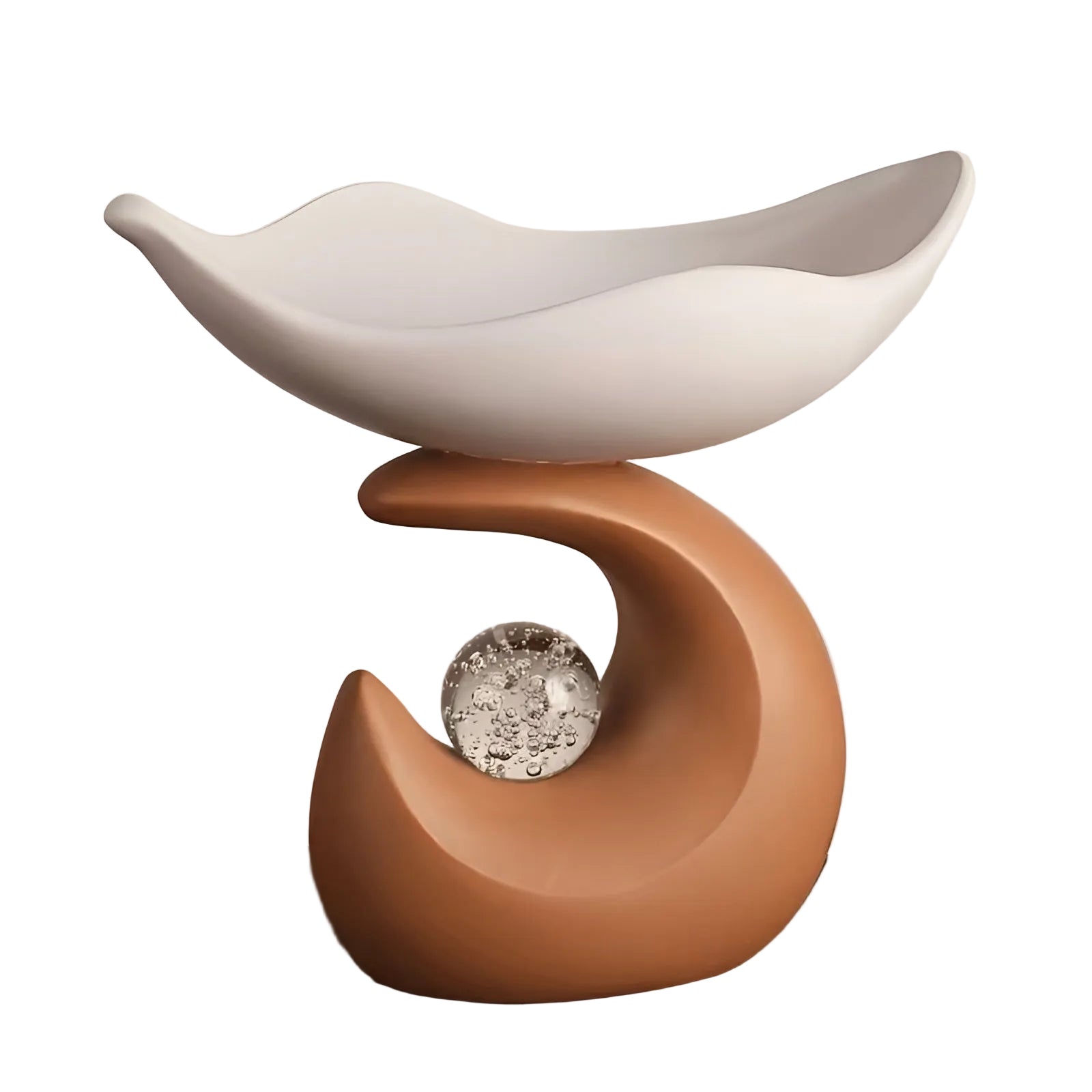 Organiseringsbrett Laget Av Syntetisk Harpiks – Moderne Bølgedesign | Stilig Oppbevaring For Nøkler, Briller Og Smykker