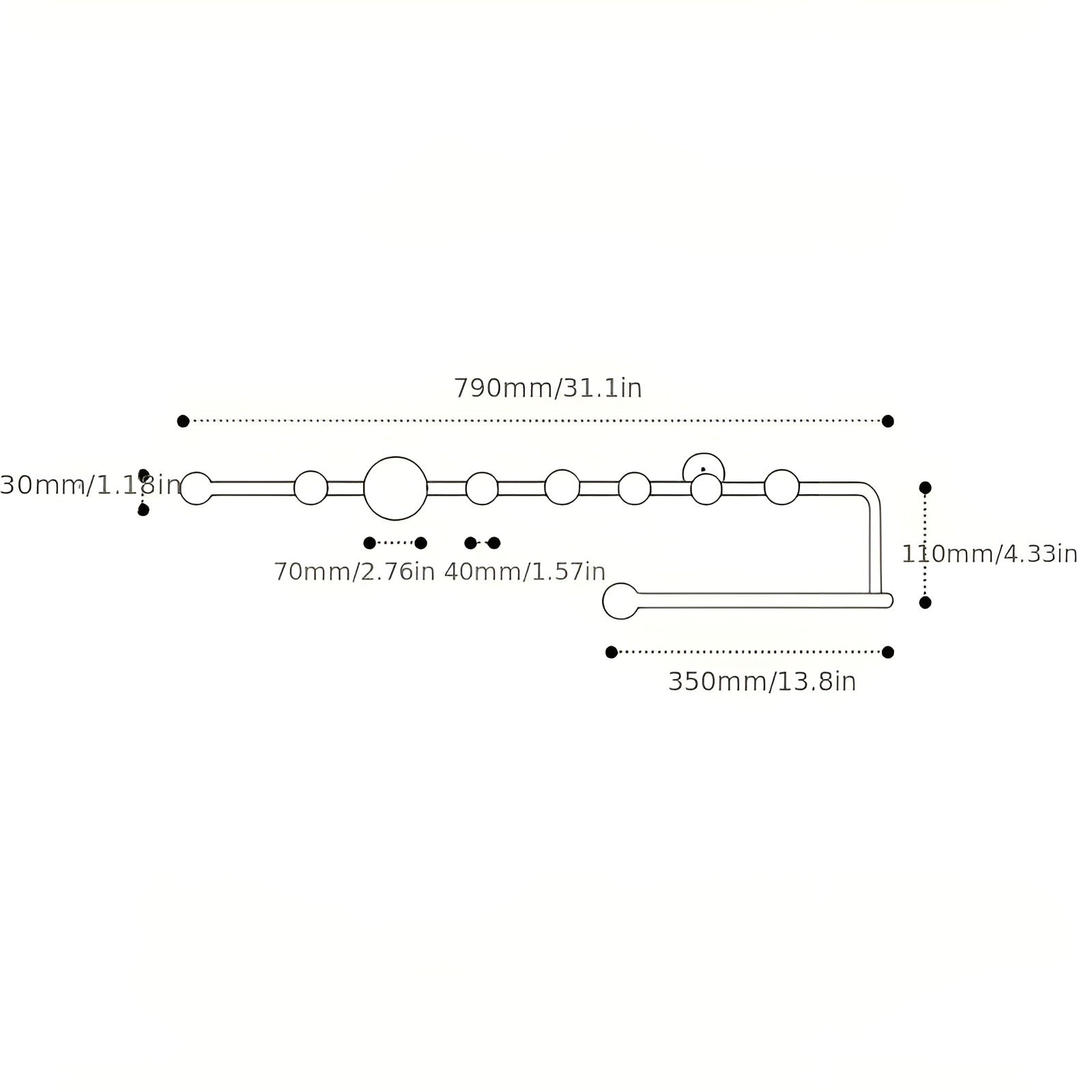 Veggkrok Med Kroker – Moderne Og Plassbesparende | Ideell For Ganger, Soverom Og Inngangsparti