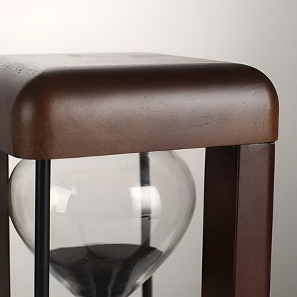 Tretimeglass 30 Minutter – Dekorativt i Massivt Tre | Perfekt for Kontor og Hjem