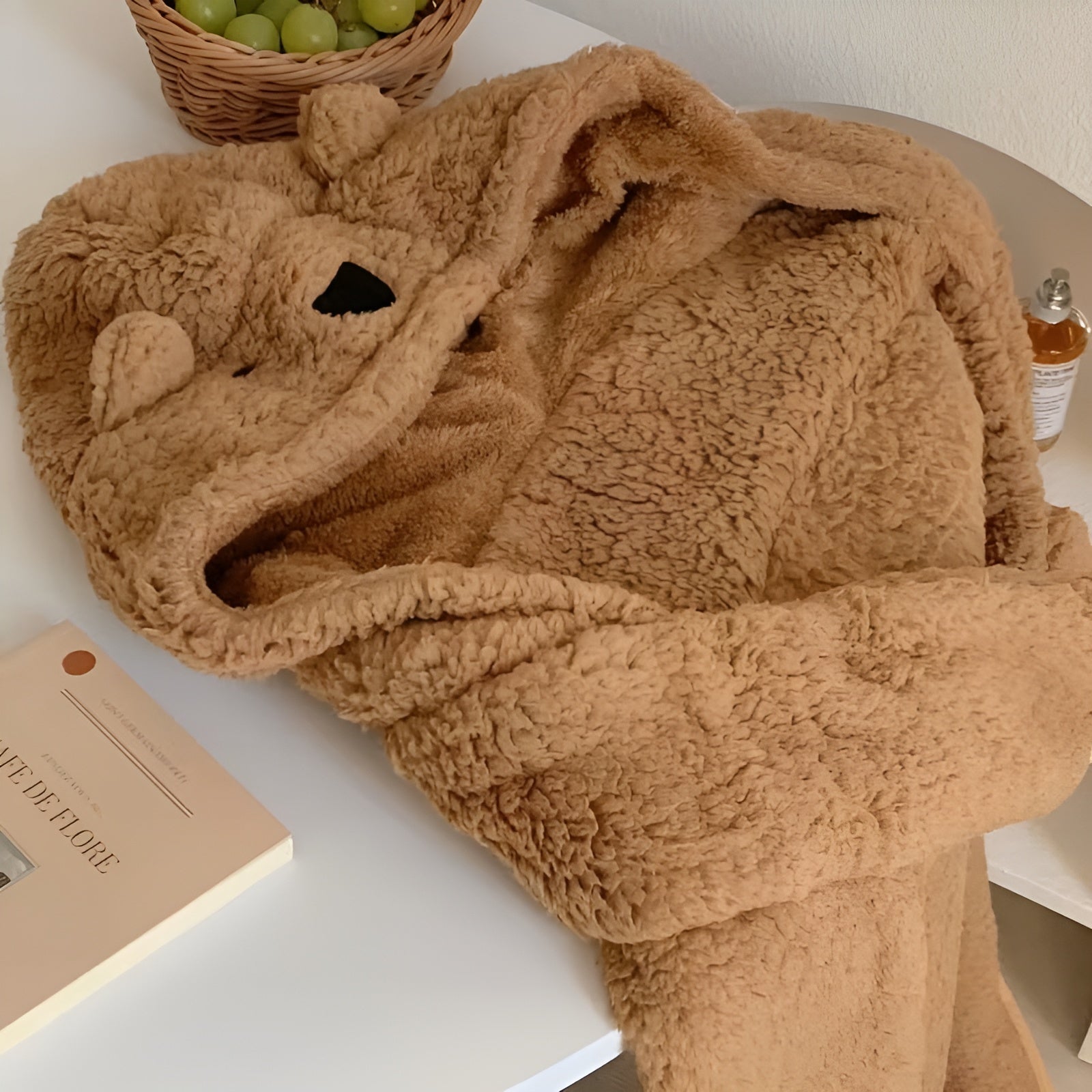 Koselig Teppeponcho – Ekstra Varm og Tykk | Perfekt for Høst og Vinter