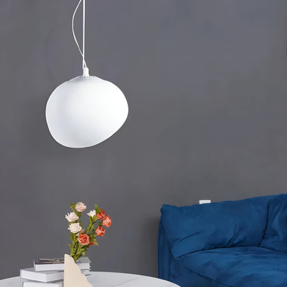Taklampe I Steindesign – Matt Hvit Og Dekorativ | Perfekt For Moderne Hjem