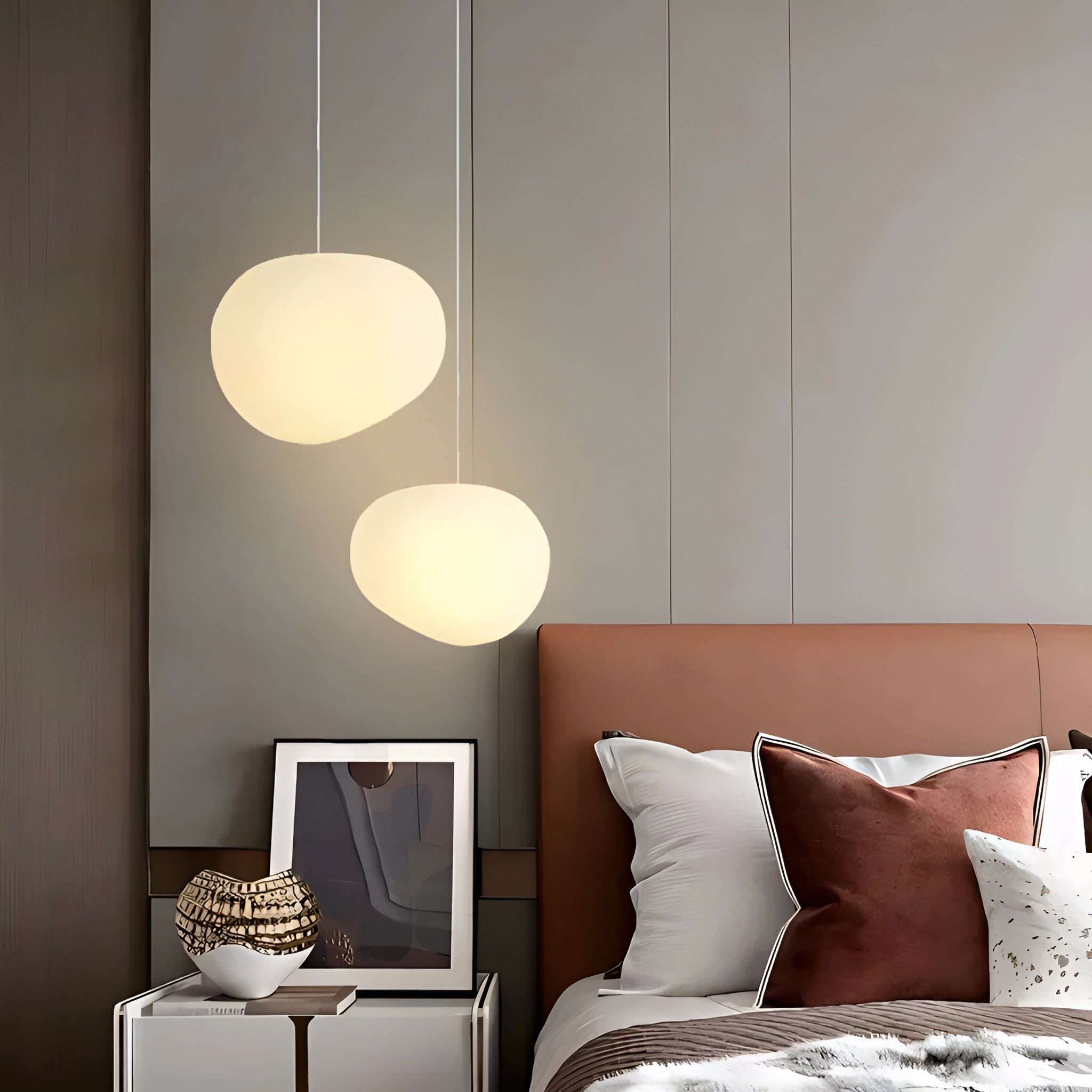 Taklampe I Steindesign – Matt Hvit Og Dekorativ | Perfekt For Moderne Hjem