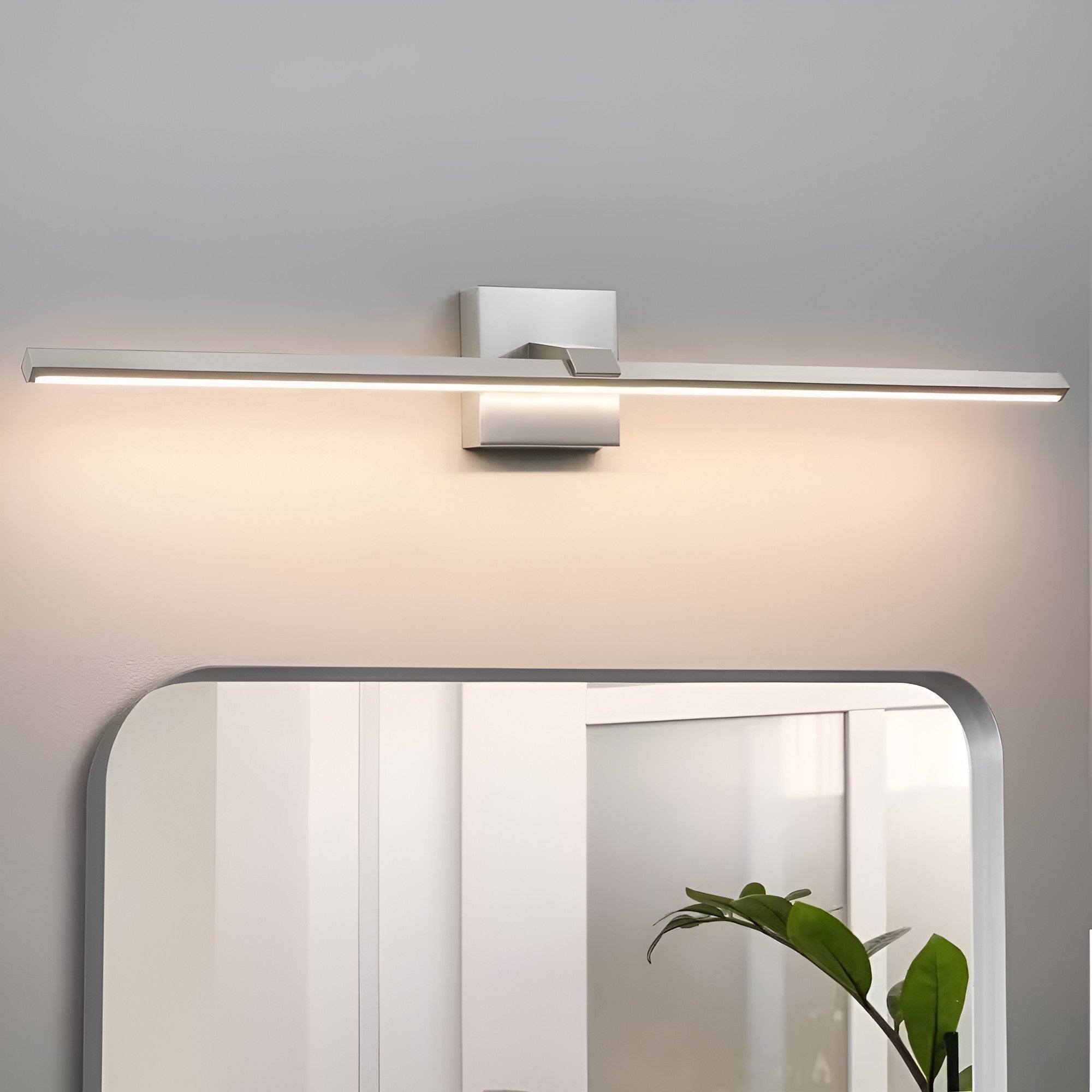 Kant LED Vegglampe – Minimalistisk Metalldesign | Svart eller Hvit, For Innendørsbruk og Bad