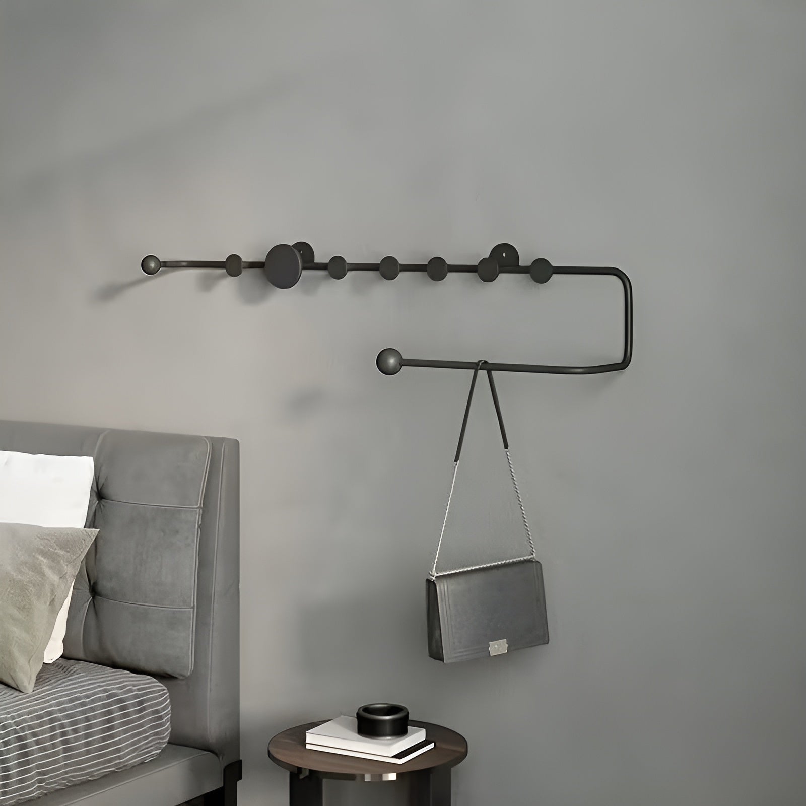 Veggkrok Med Kroker – Moderne Og Plassbesparende | Ideell For Ganger, Soverom Og Inngangsparti