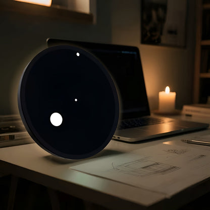 Moderne Veggklokke Uten Tikking – Lydløs Og Med Stort Display | Usb-drevet Og Stilig Design - Svart ikke-pekende klokke