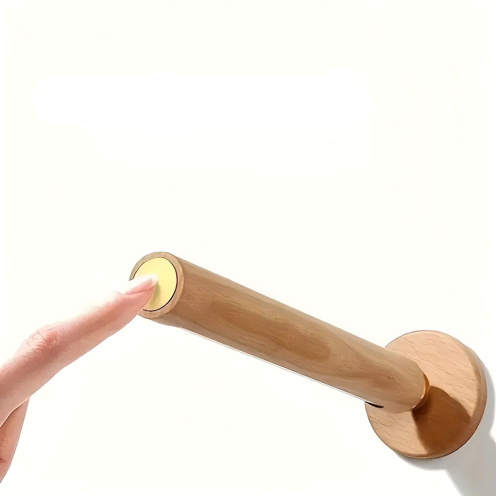 LED Vegglampe i Tre – 360° Roterbar og Oppladbar | Magnetisk med Touch-Styring