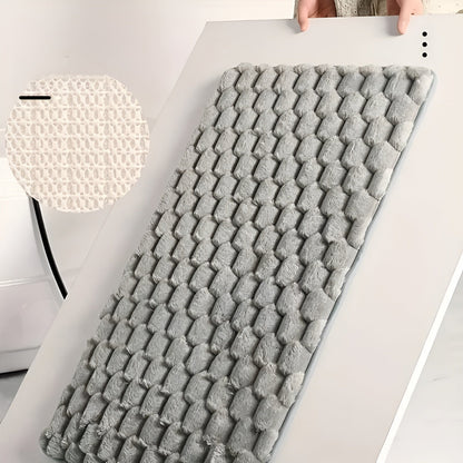 Sklisikker badematte med Minneskum – Ekstra myk og sklisikker | Ideell for Baderom, Soverom og Seng
