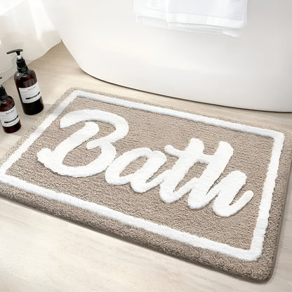 Mykt Baderomsteppe – Sklisikkert og Absorberende | Perfekt som Juledekor eller Gave