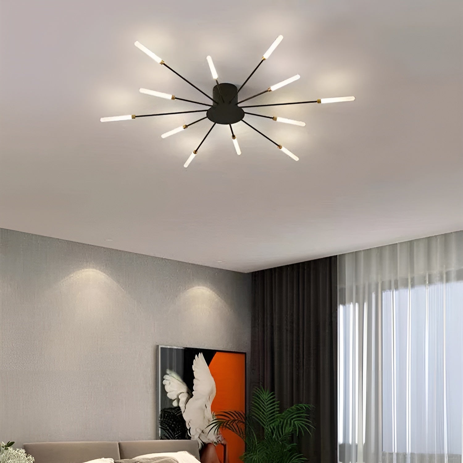 LED Taklampe – Moderne og Stilren | Perfekt for Stue og Oppholdsrom