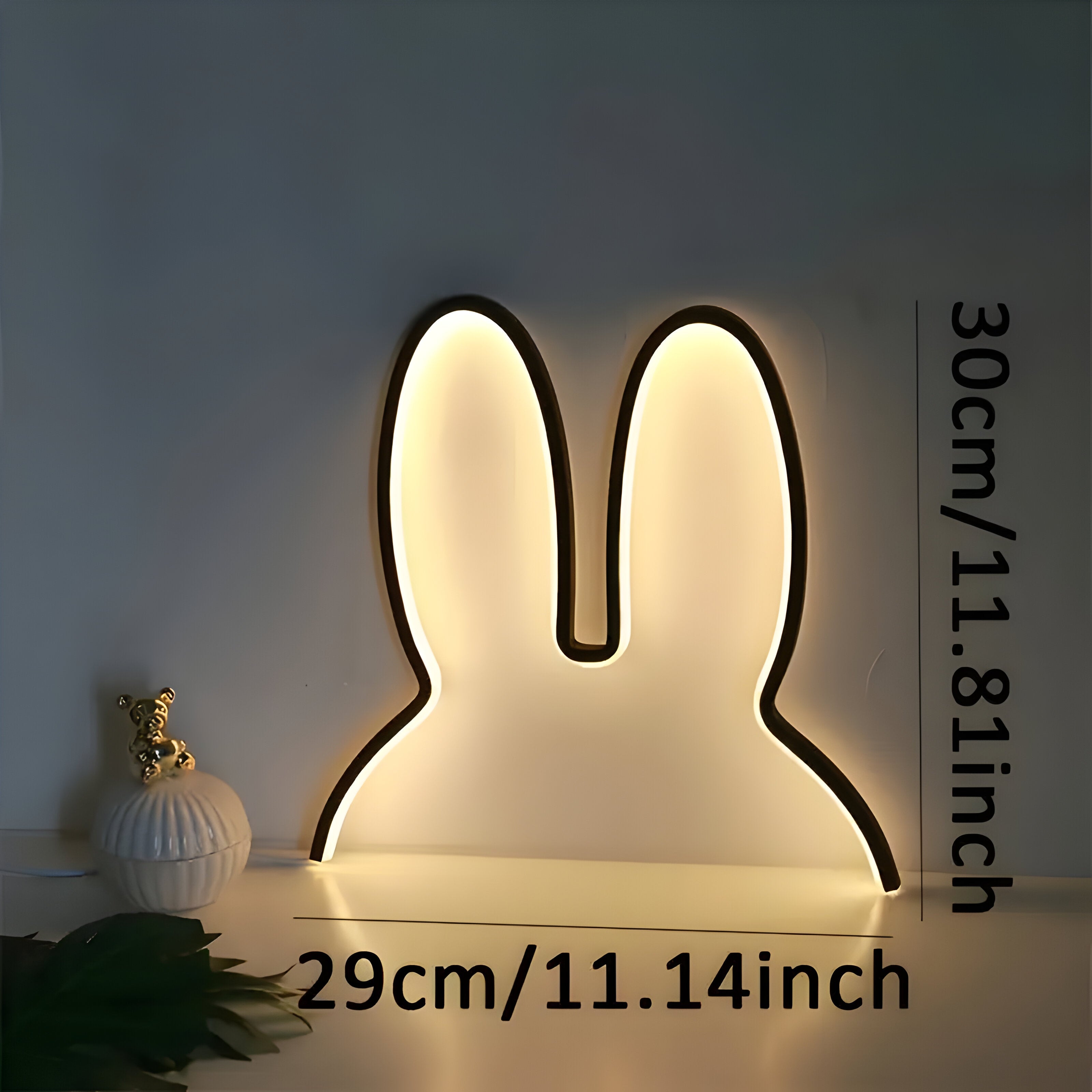 Bilde av Hovin - Dekorativ Kanin Neon LED-lys fra Velisse