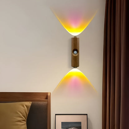 Led-nattlys Med Bevegelsessensor (6-pk) – Dimmbar & Rgb | Usb-lading, 3 Lysfarger, Perfekt For Gang, Trapp Og Stue