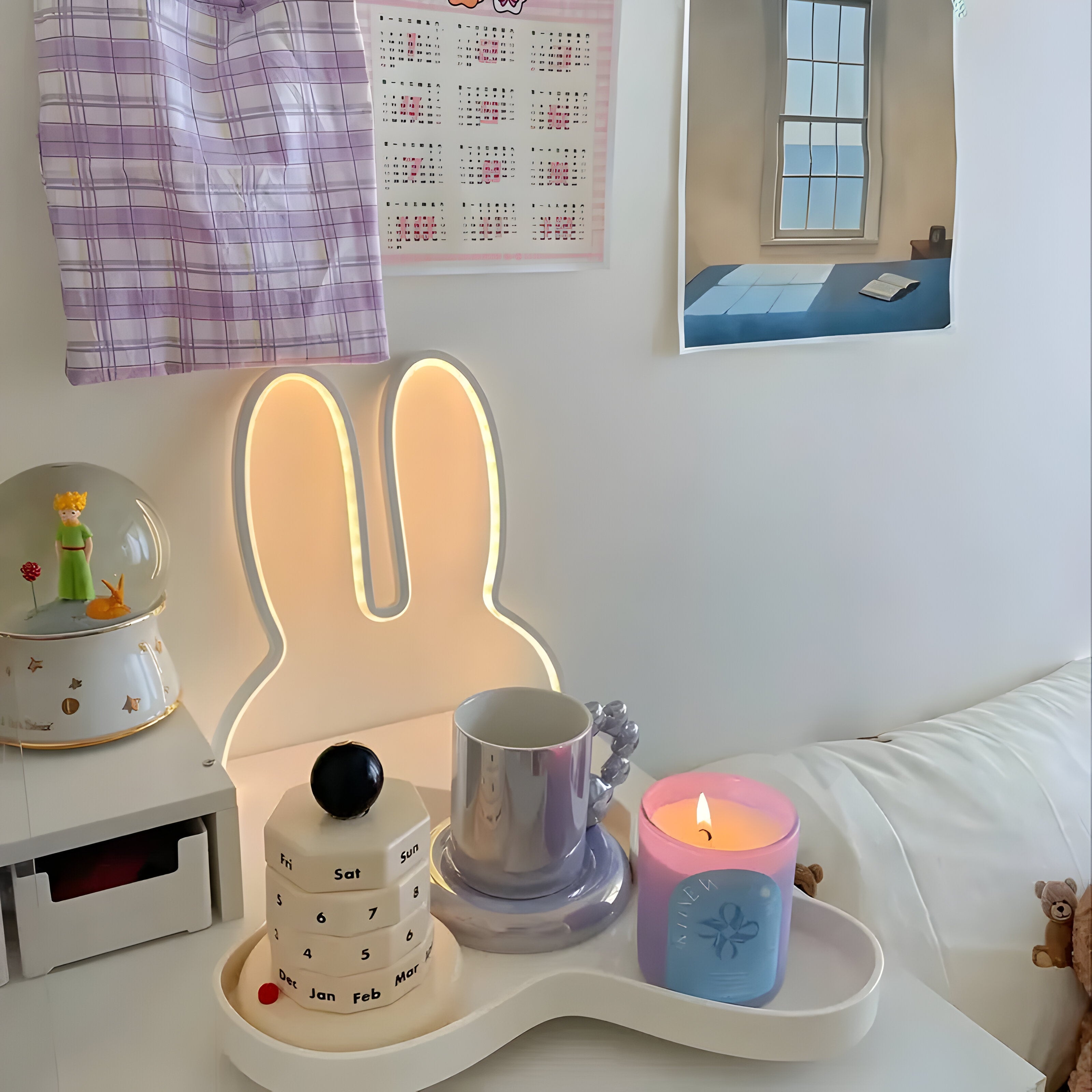 Bilde av Hovin - Dekorativ Kanin Neon LED-lys fra Velisse