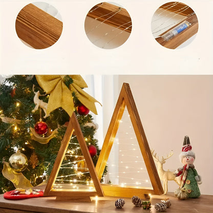 Trejuletre med LED-lys – Dekorativ og Stemningsfull | Perfekt til Jul og Helårsbruk