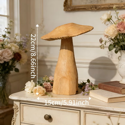 Vintage Pilz Dekofigur – Rustikale Tischdeko im Landhausstil | Perfekt für Café und Geschenkideen - Figurer