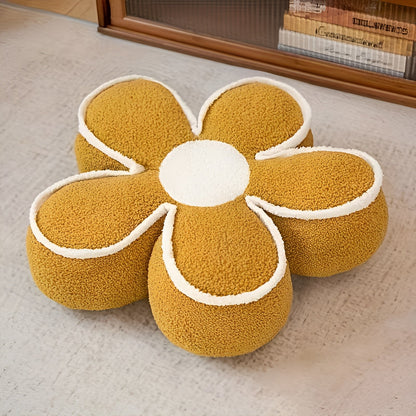 Blomsterformet Pute – Myk og Dekorativ | Perfekt for Sofa og Hjemmedekorasjon - Grønn - Pynteputer