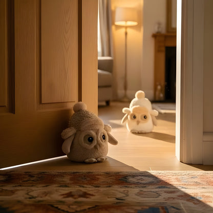 Underdørs Ugle-stopper – Varm Og Dekorativ | For Dører Og Gulv