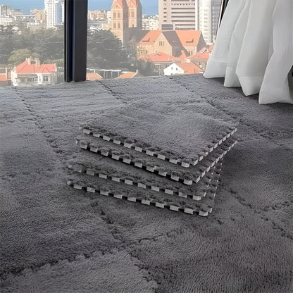 Myk Plysjteppe i Patchwork-Design – Ekstra Varm og Komfortabel | Perfekt for Soverom og Lekerom