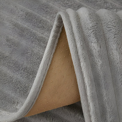 Mykt Pledd i Plysj – Tykt og Behagelig | Skli­sikkert og Vaskbart for Sofa, Stue og Konto