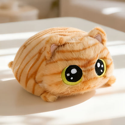 Søt Siamesisk Katt Plysj – Myk og Fluffy | Perfekt som Skrivebordsdekor og Gave