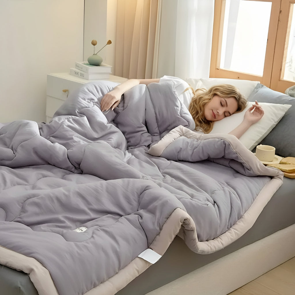 Lett Sommerdyne – Pustende og Allsidig | Perfekt for Seng Sofa og Reise - Dynetrekk