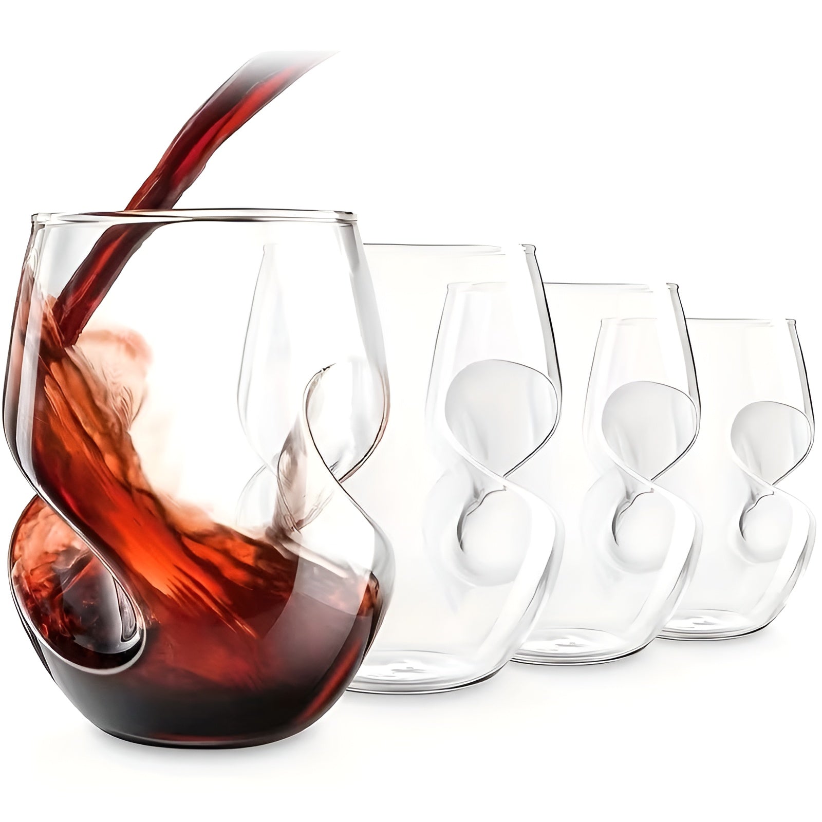 Vinglass i Borosilikatglass – Elegant Design | Perfekt for Vin og Spesielle Anledninger
