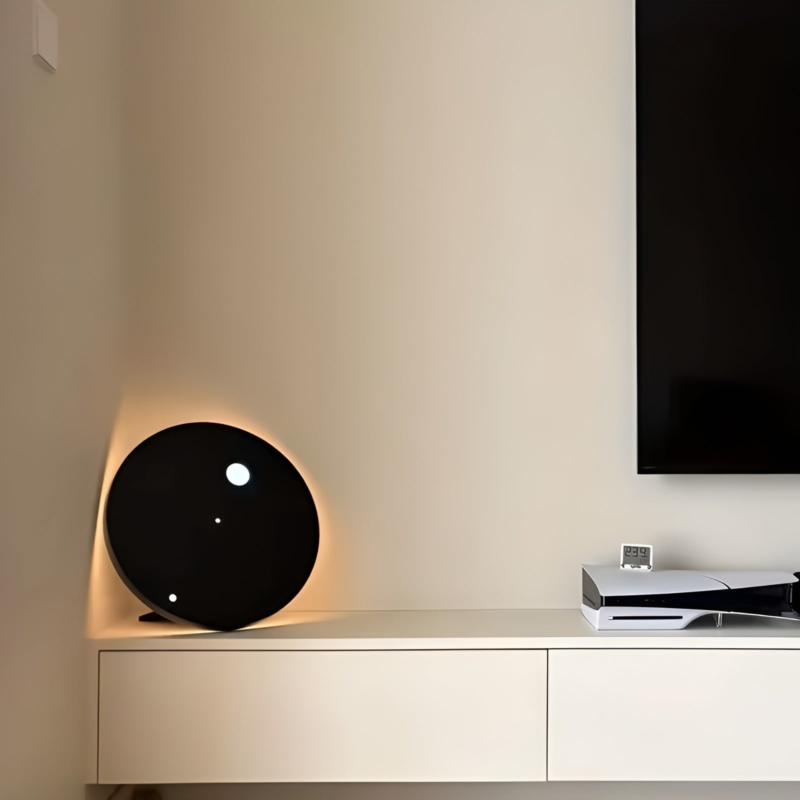 Moderne Veggklokke Uten Tikking – Lydløs Og Med Stort Display | Usb-drevet Og Stilig Design - Svart ikke-pekende klokke