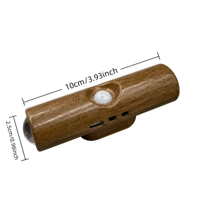 Led-nattlys Med Bevegelsessensor (6-pk) – Dimmbar & Rgb | Usb-lading, 3 Lysfarger, Perfekt For Gang, Trapp Og Stue