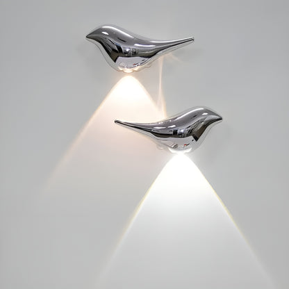 Vegglampe i fugledesign – Med bevegelsessensor | Justerbar lysfarge og lysstyrke