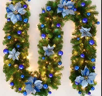 Julegirlander – Elegant Rattandekor med LED-lys | Festlig og Koselig