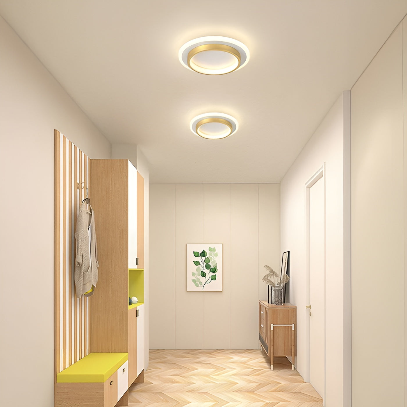 Rund Taklampe – Slankt og Moderne Design | Perfekt for Stue og Spisestue