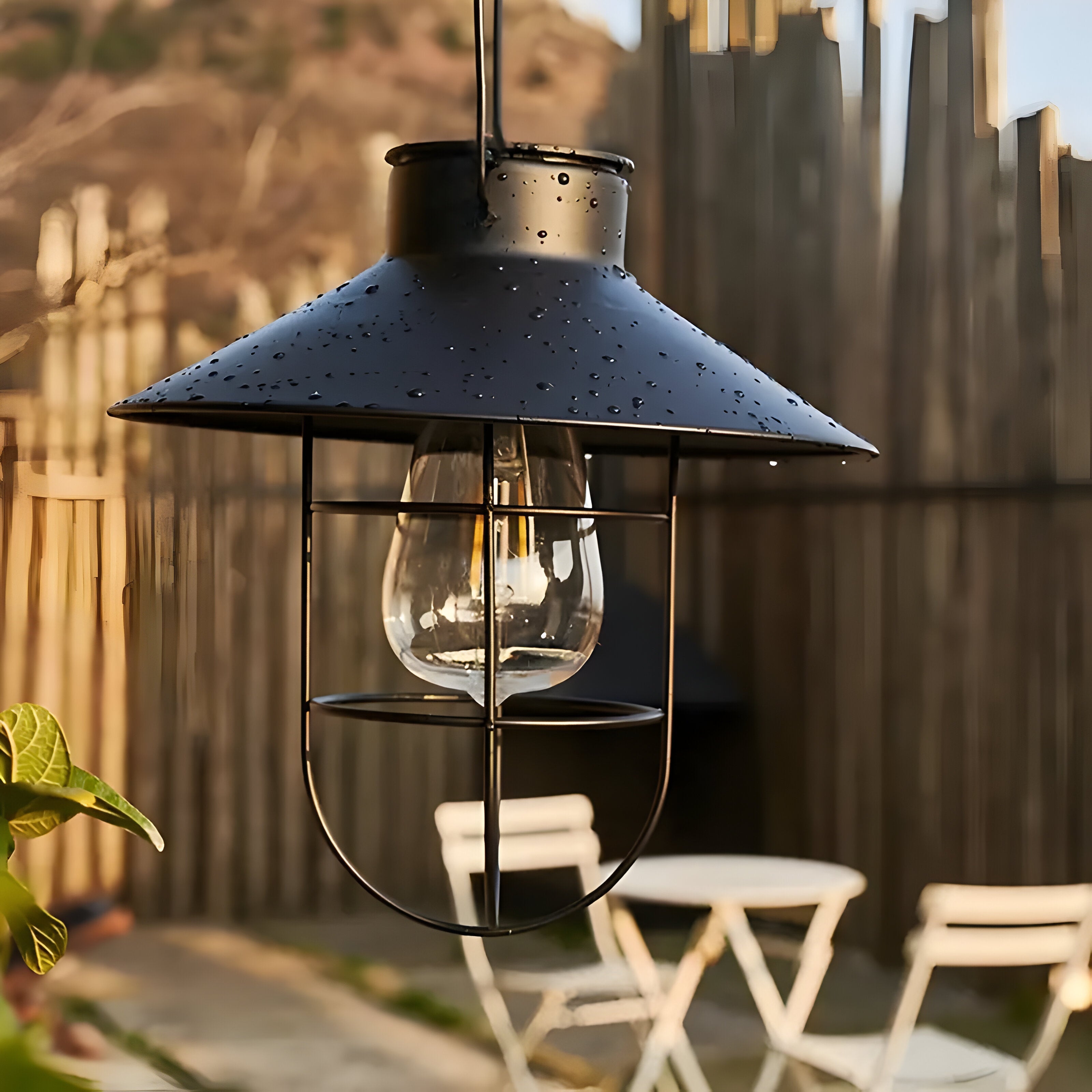 Solcelle LED Utendørslamper - Vanntett, Automatisk & Energisparende (2stk)