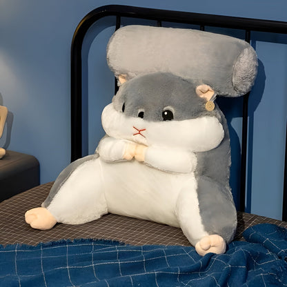 Søt Hamster-Lendestøttepute – Myk og Komfortabel | Avlastende Støtte for Rygg og Midje