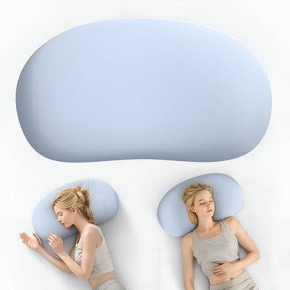 Nackenkissen mit ergonomischer Form – Entlastend und Weich | Für erholsamen Schlaf - Blå - Reiseputer