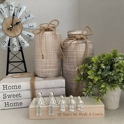 Skulptur Evig Familie – Uttrykk for Samhold og Harmoni | Tidløs Dekorfigur til Hjemmet