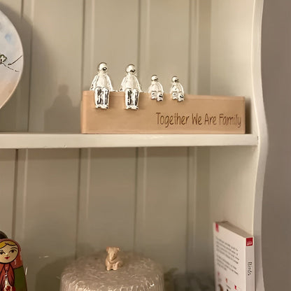 Skulptur Evige Familiebånd – Dekorfigur For Innendørs Og Utendørs Bruk