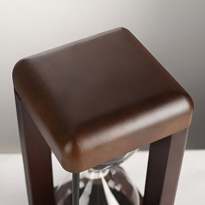 Tretimeglass 30 Minutter – Dekorativt i Massivt Tre | Perfekt for Kontor og Hjem