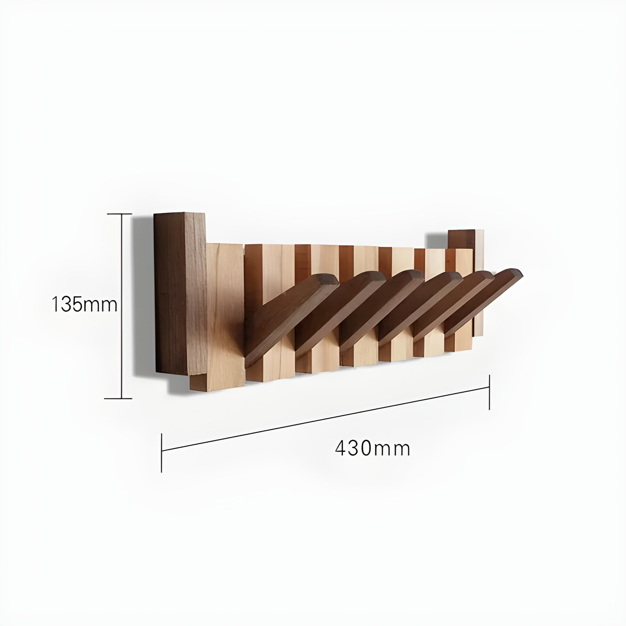 Skanto Elegant  Klesklyper I Tre Med Pianodesign – Stilig Klesklypesett
