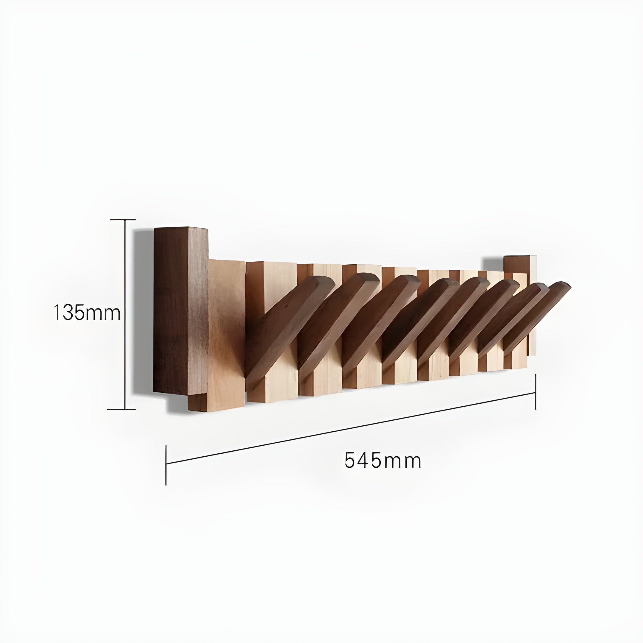 Skanto Elegant  Klesklyper I Tre Med Pianodesign – Stilig Klesklypesett