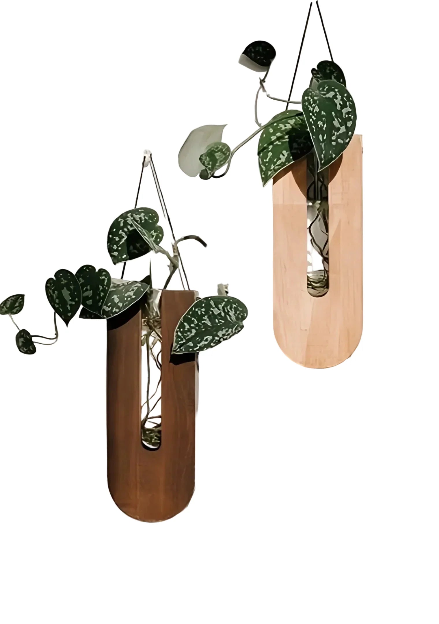 Trevaser Til Veggen I Rustikk Design – Kreativ Blomsterdekorasjon | Perfekt For Blomster Og Moderne Veggdesign