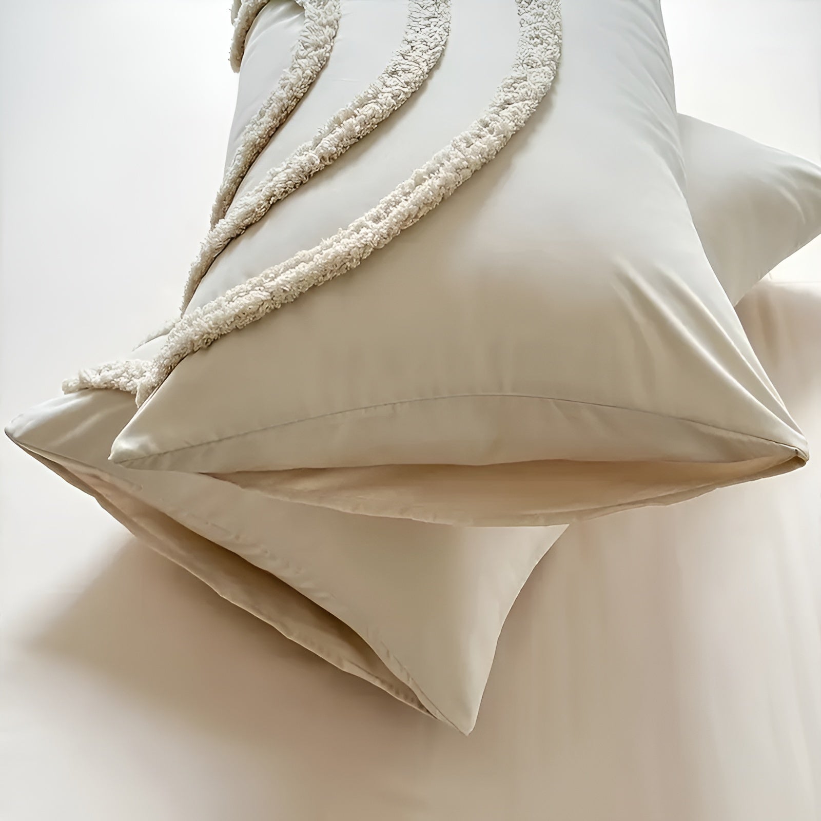 Boho Sengetøysett – Mykt og Stilfullt | Mikrofiber med Tuftet Design