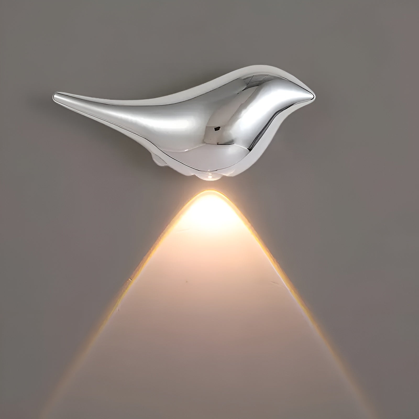 Vegglampe i fugledesign – Med bevegelsessensor | Justerbar lysfarge og lysstyrke