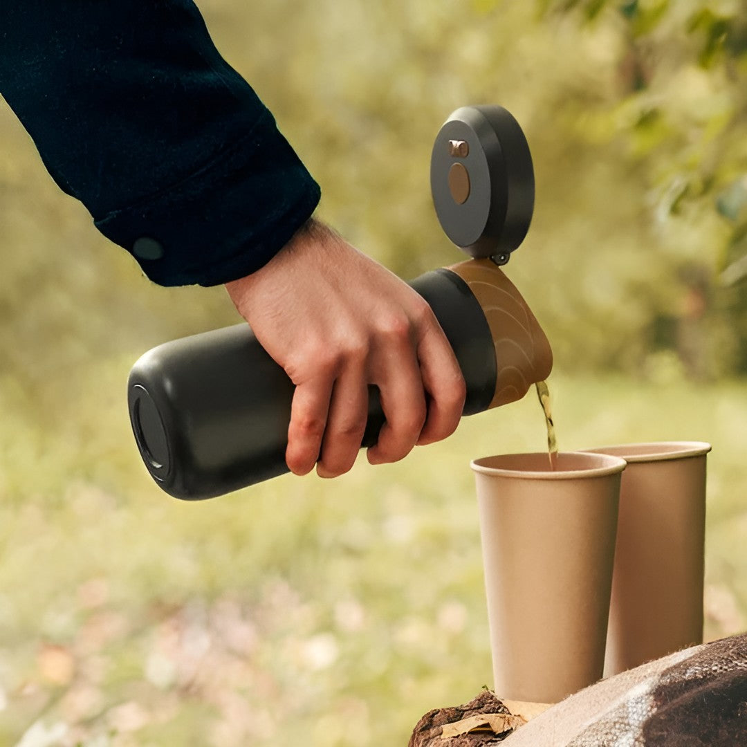 Trekka Fransk Press – Rustfritt Stål, Bærbart Design | Perfekt Kaffe På Farten