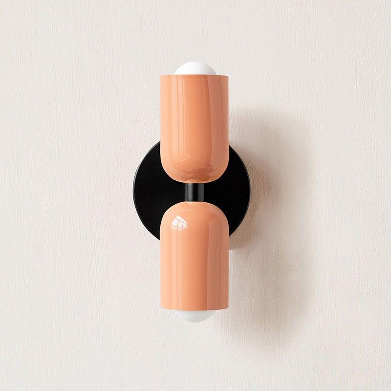 Wabi Duo minimalistisk moderne LED-vegglampe med to armer