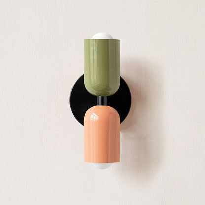 Wabi Duo minimalistisk moderne LED-vegglampe med to armer
