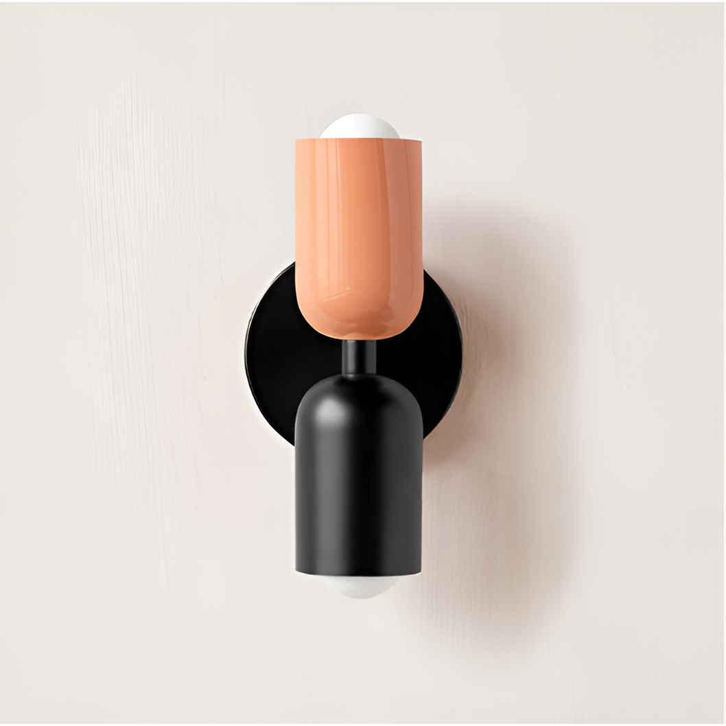 Wabi Duo minimalistisk moderne LED-vegglampe med to armer