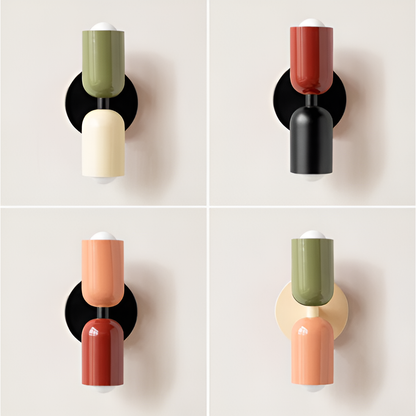 Wabi Duo minimalistisk moderne LED-vegglampe med to armer