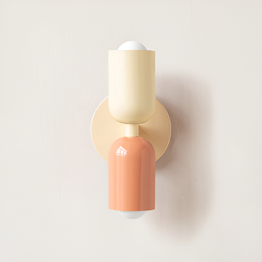 Wabi Duo minimalistisk moderne LED-vegglampe med to armer