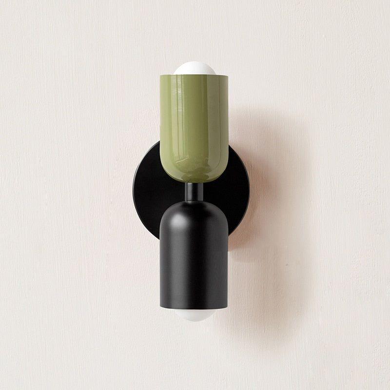 Wabi Duo minimalistisk moderne LED-vegglampe med to armer