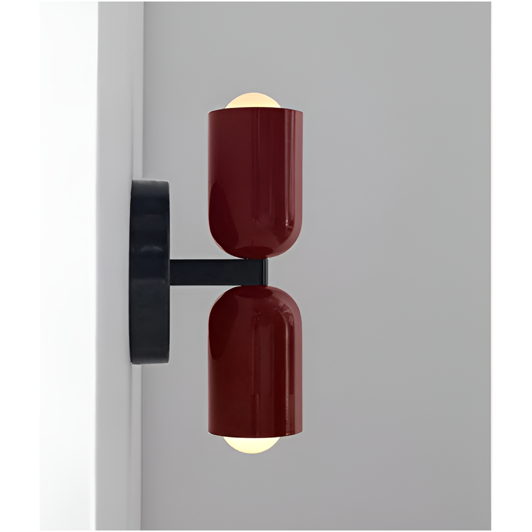 Wabi Duo minimalistisk moderne LED-vegglampe med to armer